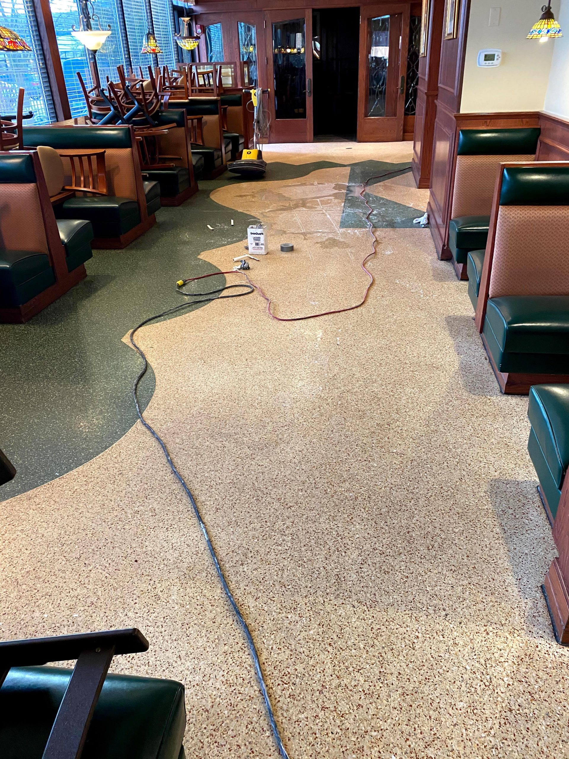 How to repair terrazzo floor (terrazzo patching step by step)