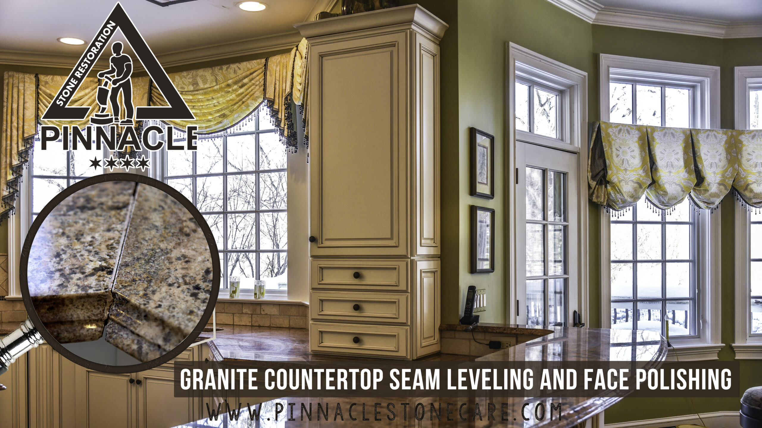Granite Countertop Seam Leveling – Lippage Removal