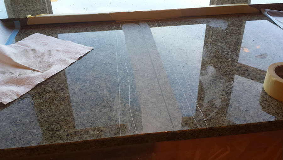 Proper Seam Repairs On Granite, How To Join Two Pieces Of Granite Countertop