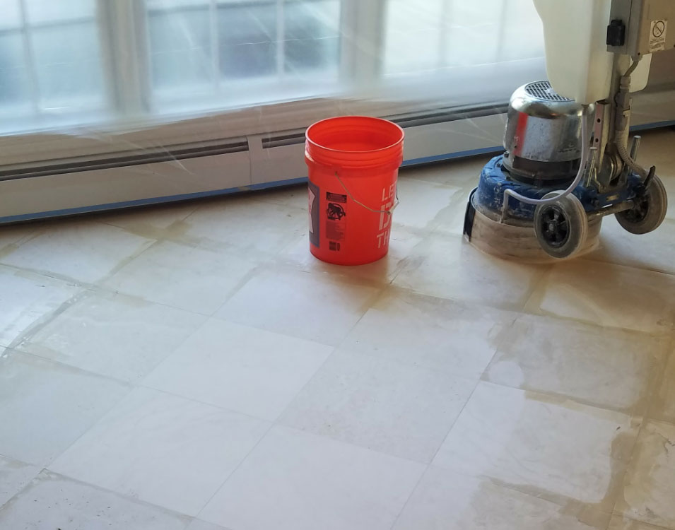 Stone Refinishing System AKA Seamless Floors