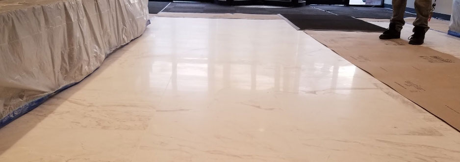 Step Diamond Refinishing System For Marble Floors