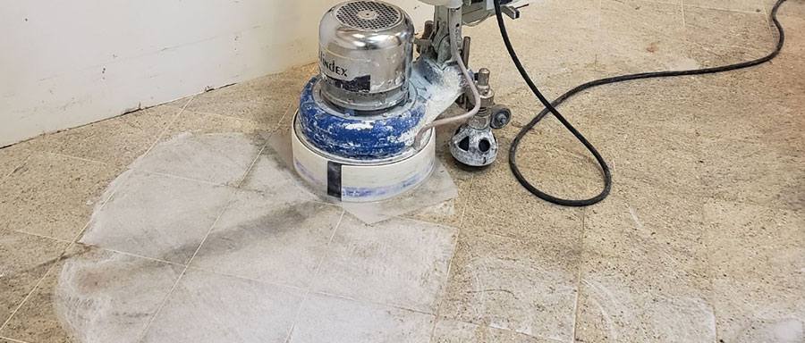 Diamond Brushing Or Antiquing Granite Floors