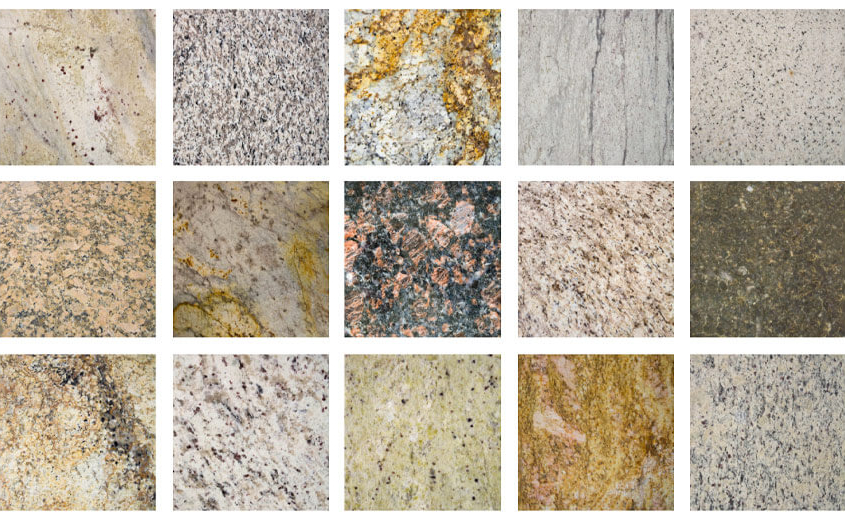 granite countertop color samples