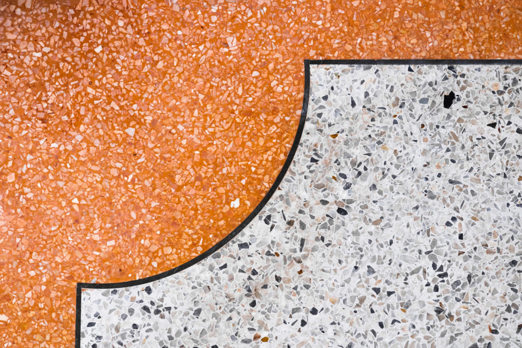 Terrazzo maintenance polishing