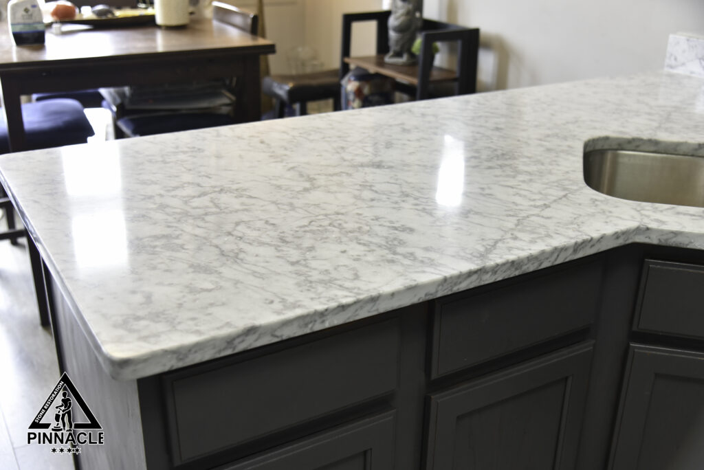 White Marble Countertop Maintenance, Honed Marble Countertops Pros And Cons