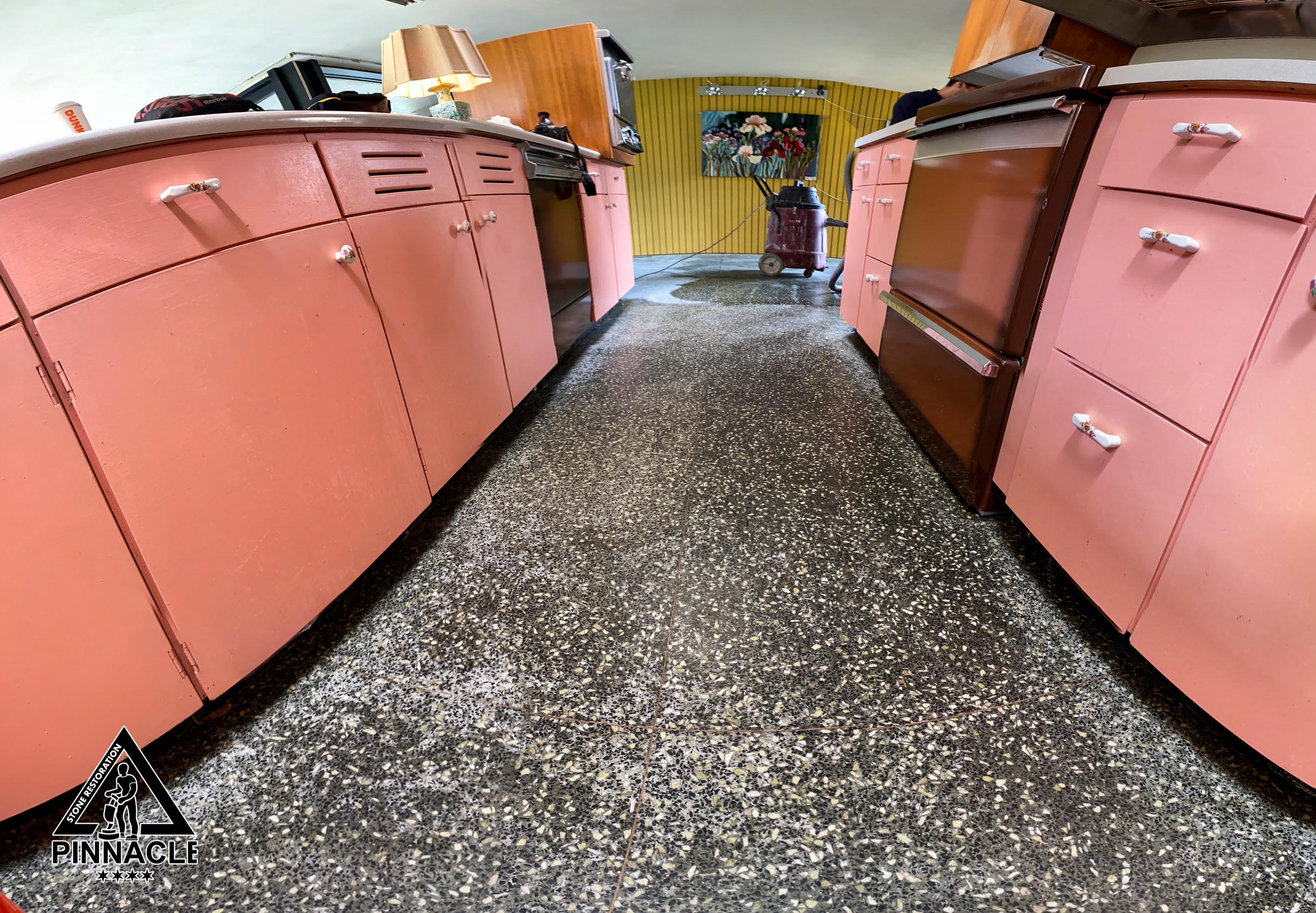 Terrazzo Floor Restoration Grout Densifying Polishing Sealing