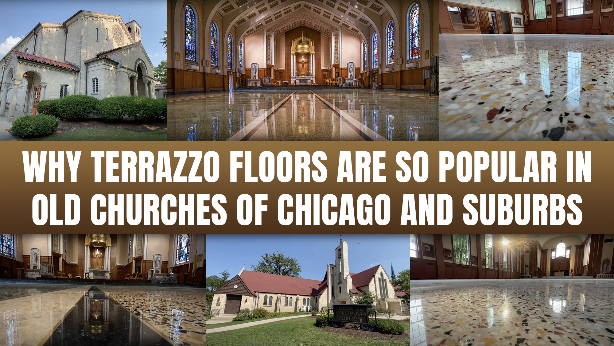 Why terrazzo floors are so popular in old churches of Chicago and suburbs