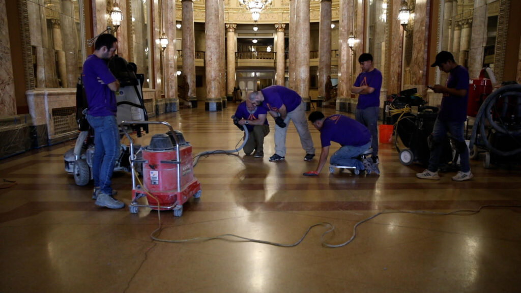 Rialto Square Theatre Terrazzo Floor Restoration