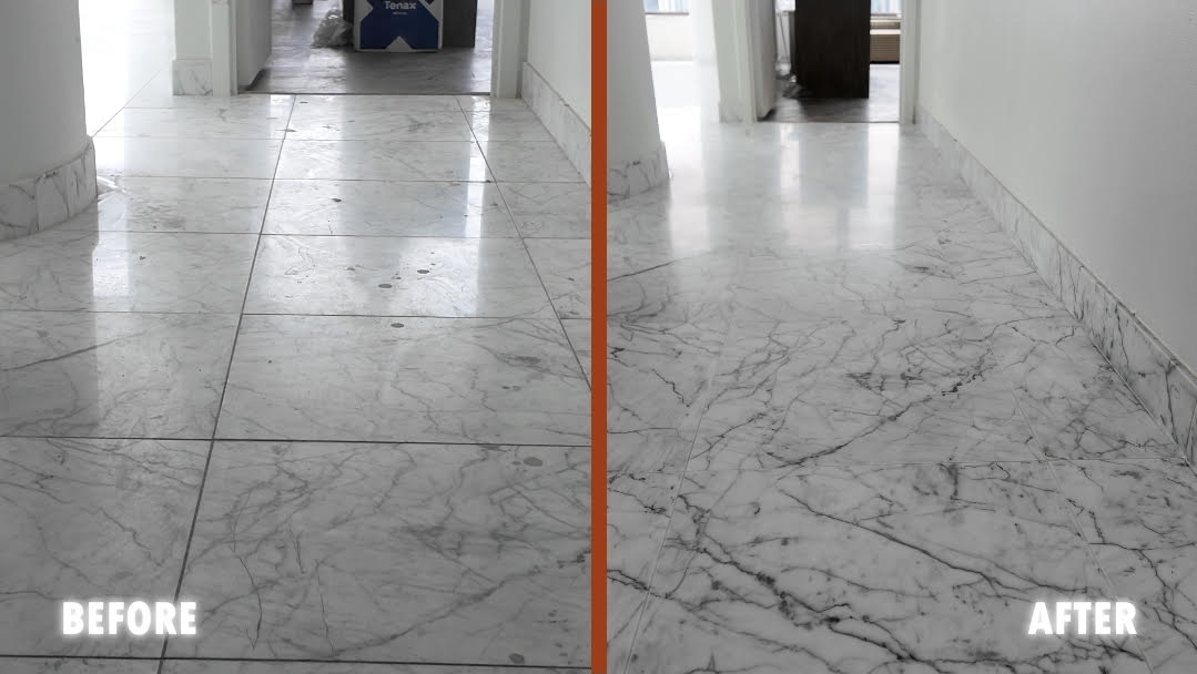 Lake Point Tower Marble Restoration Outcome