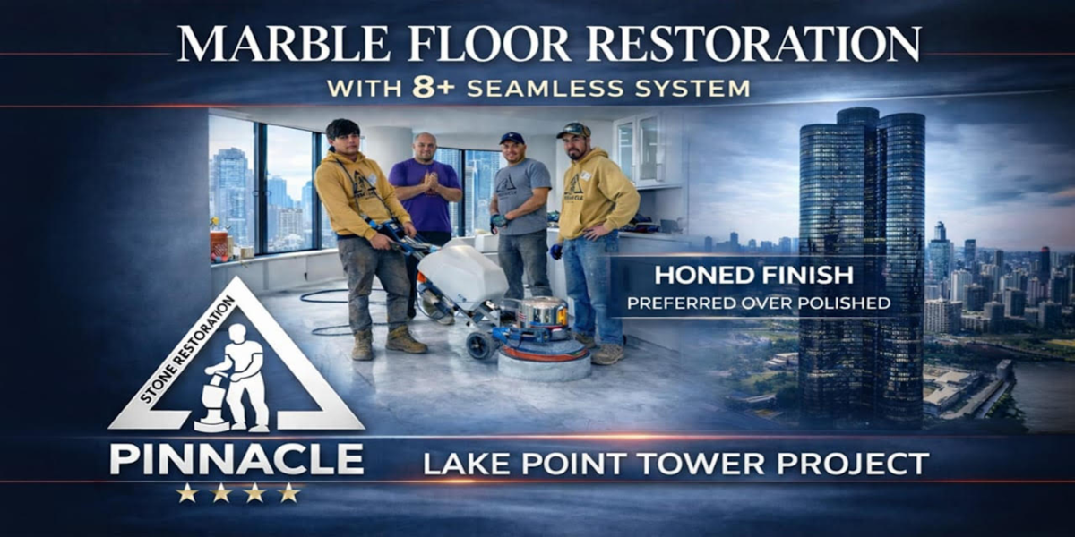 Lake Point Tower Marble Restoration Project